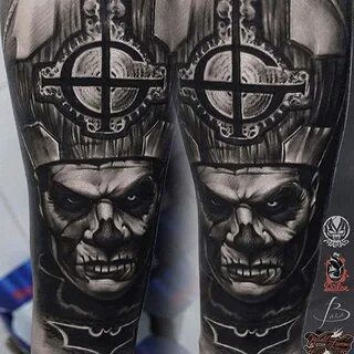 Ghost tattoo, Ghost papa, Horror tattoo