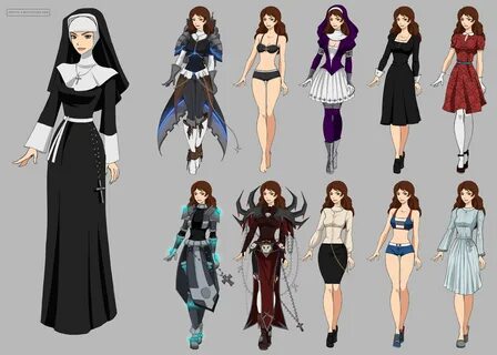 Sister Merriam Wardrobe (commission) by Precia-T on deviantA