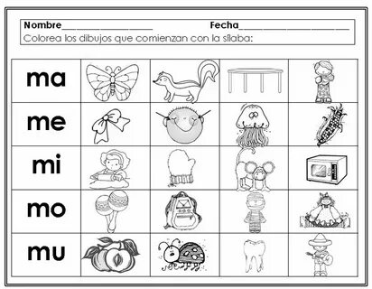 Image result for colorea segun la letra Spanish lessons for 