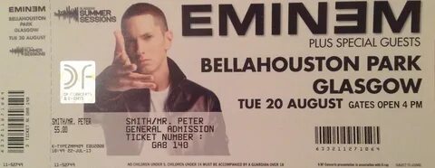 Eminem Bellahouston Park Glasgow August 20th 2013 Vintageroc