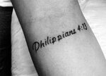 40 Philippians 4:13 Tattoo Designs For Men - Bible Verse Ide
