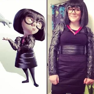 Edna Mode Deluxe Adult Costume Incredibles 2 Clothing, Shoes