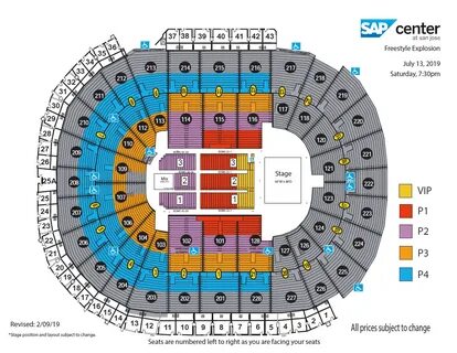 sap center seating chart view - Fomo