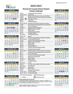 Dekalb County School Calendar 2020 To 2021 Printable Calenda