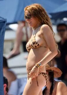 Lindsay Lohan в бикини (13 Фото) " Триникси