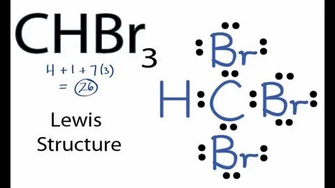 CHBr3 Lewis Structure: How to Draw the Lewis Structure for C