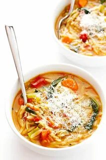 Italian Orzo Spinach Soup Gimme Some Oven Recipe Spinach sou