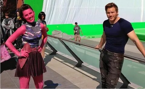 Guardians Of The Galaxy: Behind The Scenes Photo Of Bereet