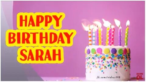 Happy birthday Sarah images Happy birthday sarah, Happy birt