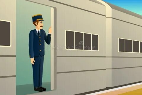 Train Conductor Stock Illustrations - 1,541 Train Conductor 