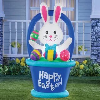 Easter Yard Inflatables - Kitchen Cabinet