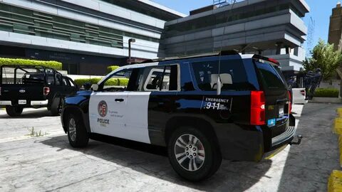 Скачать Grand Theft Auto 5 "2015 Chevrolet Tahoe LAPD (Unloc