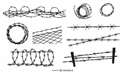 Barbed wire Vector & Graphics to Download