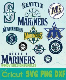 SEATTLE MARINERS MLB BUNDLE LOGO SVG, PNG, DXF - Movie Desig