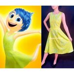 p168 women inside out movie cosplay joy costume dress adult 