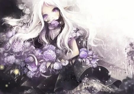 Elf, White Hair - Zerochan Anime Image Board