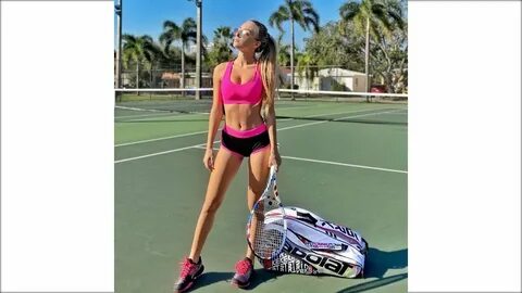 Angelina Dimova Hot Tennis Girl Trainings - YouTube