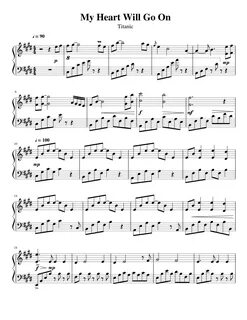 My Heart Will Go On Sheet music for Piano (Solo) Musescore.c