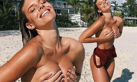 Bikini model Natasha Oakley goes completely TOPLESS as she s