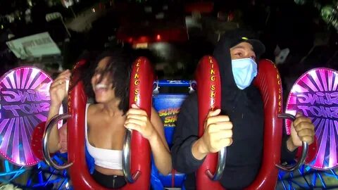 Slingshot titties out 🍓 Braless Slingshot Ride Boobs Failing. 