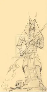 How to Draw Anubis (53 photos) " Рисунки для срисовки и не т