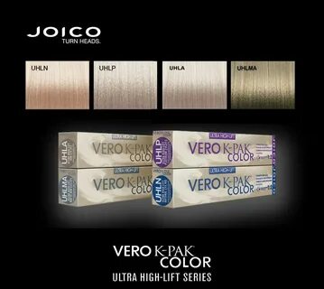 Joico Vero K-PAK Color Ultra High Lift Colors. Joico, Brassy