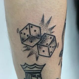 220+ Dice Tattoo Designs with Meanings (2022) Traditional Dn