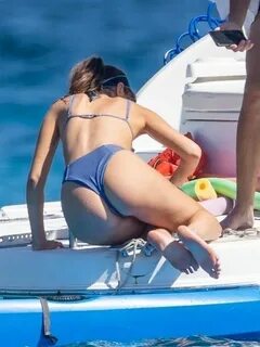 Olivia Culpo topless on a yacht in Cabo San Lucas paparazzi 