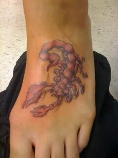 Scorpion foot tattoo Tattoos, Foot tattoo, Flower tattoo