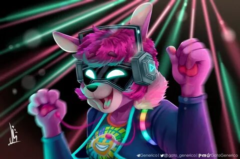 Commission for Shai: Dancing Bop by GatoGenerico -- Fur Affi