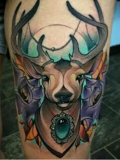 Pin by Igakoira on Neo tradicional Traditional tattoo deer, 