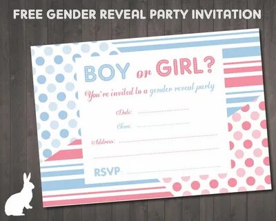 Gender Reveal Party Invitations - Mickey Mouse Invitations T