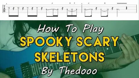 How To Play "Spooky Scary Skeletons" - Thedooo's Cover Arran