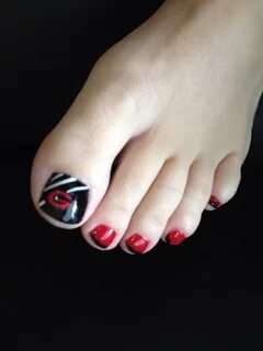 Go dawgs!! I Would do Red Nail Color on the Big Toe and have