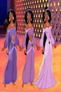 Princess Jasmine purple outfits by purplevampire Princess Ja