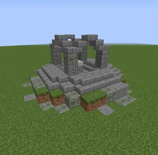 Ancient Shrine Ruin 1 - Blueprints for MineCraft Houses, Cas