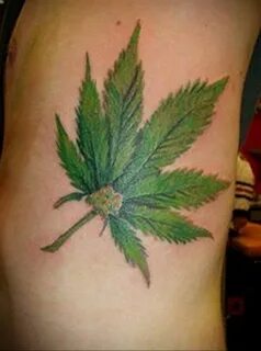 hemp leaf tattoo 30.09.2019 № 013 -hemp (MARIJUANA) tattoo- 