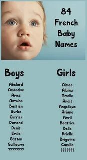 84 Beautiful & Elegant French Baby Names in Jun 2022 - OurFa