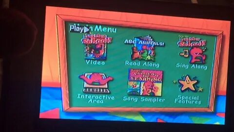 Opening and Menu Walkthrough To Barney Let’s Play School 199