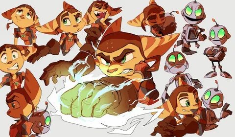 Ratchet & Clank sketches, Johanna ATTIA Ratchet, Cool sketch