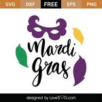 Free Mardi Gras SVG Cut Files Lovesvg.com