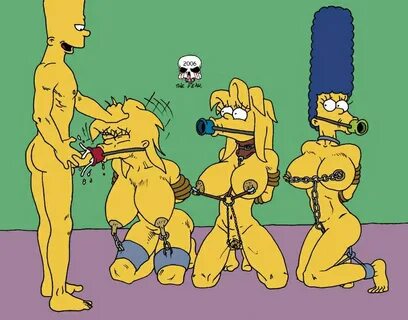 Simpsons pics tagged as ring gag, oral, bondage. 