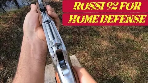 Rossi 92 lever action, Lever action home defense - YouTube