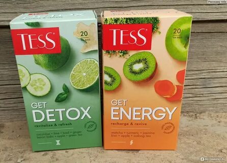 Чай в пакетиках Tess Get Detox - " Detox без огурца - деньги
