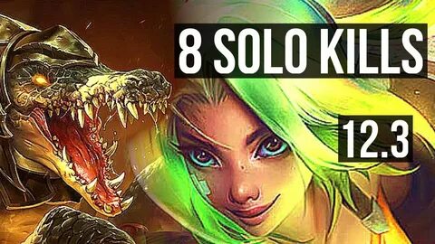 RENEKTON vs ZERI (TOP) (DEFEAT) Rank 4 Renekton, 8 solo kill