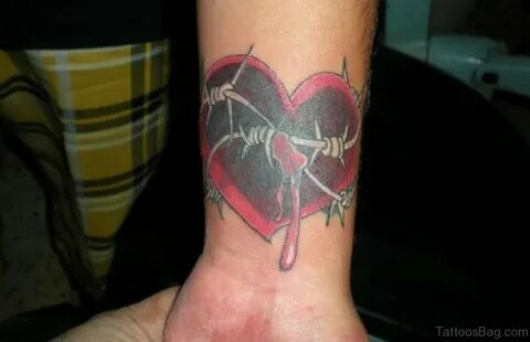 Broken Heart Tattoo On Wrist. 14 Lovely Broken Heart Tattoos