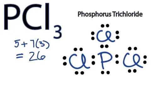 PCL3 Molekulare Elektronengeometrie, Lewis-Struktur, Bindung