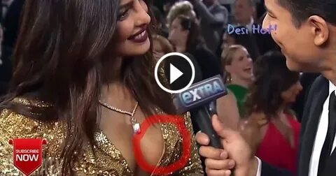 Oops Priyanka Chopra Nipple Slip In Golden Petal Awards HD V