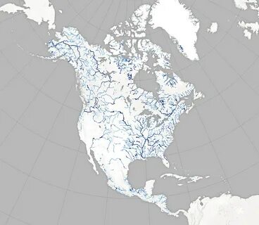 New Map Plots North America's Bounty of Rivers WIRED