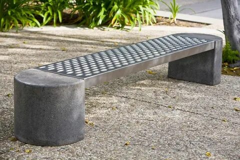 Stunning Outdoor Concrete Bench Design (With images) Concret